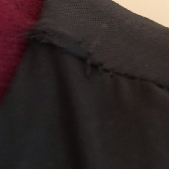 Zara Basic flowy navy dress with tie - Picture 4 of 4